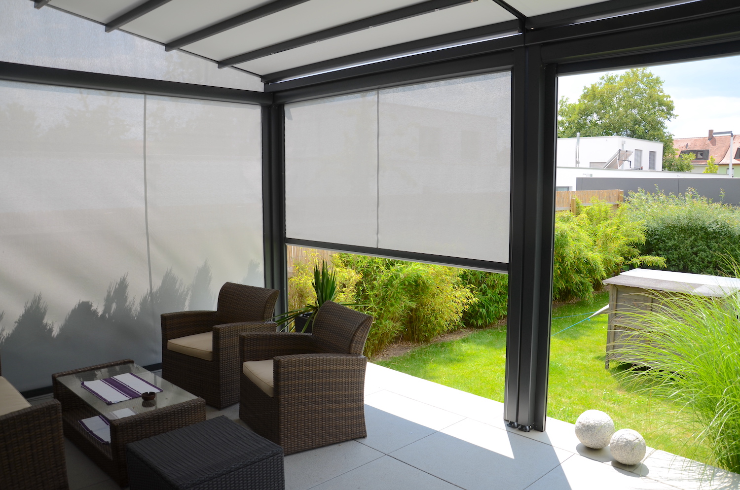 AW-Sonnenschutz-Projektplanung UG - Pergola faltbar